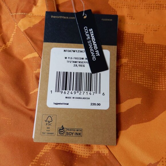 The North Face Women’s Freedom Insulated Bib Size 2X Winter Ski Waterproof Pants - Picture 7 of 14